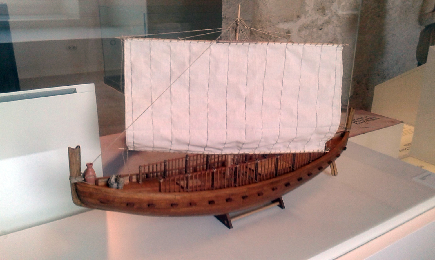 Model of a Phoenician Ship in the La Chanca Cultural Centre Museum